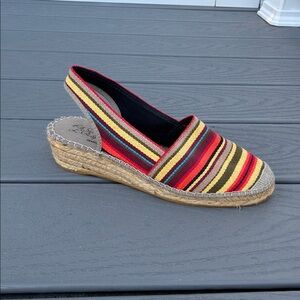 La Maison de L'Espadrille Espadrilles Slingback Striped Multicolor EU 39/US 8.5